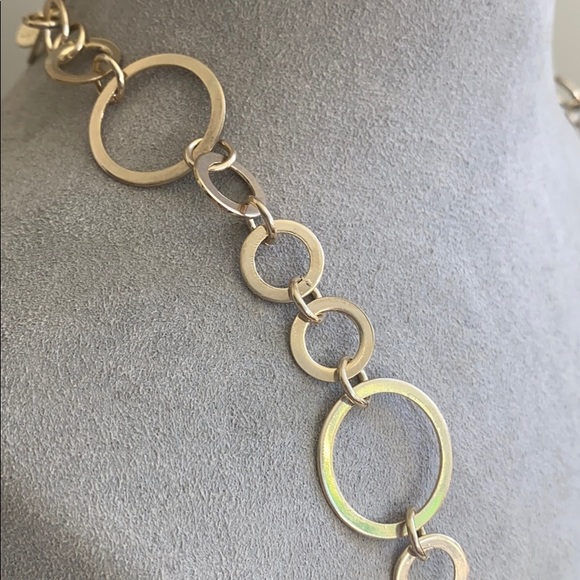 Chico’s Circle Silver Necklace - Picture 5 of 8